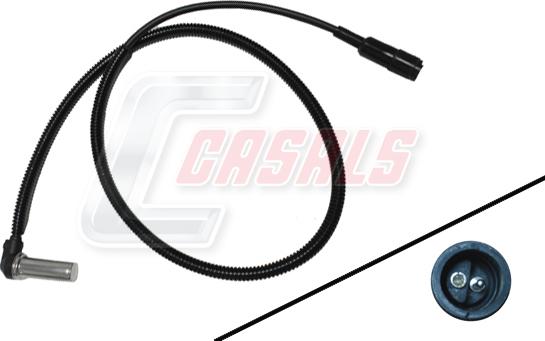 Casals 50334 - Датчик ABS, частота обертання колеса autocars.com.ua