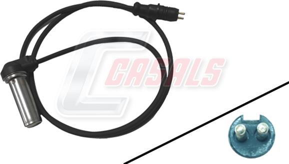 Casals 50348 - Датчик ABS, частота обертання колеса autocars.com.ua