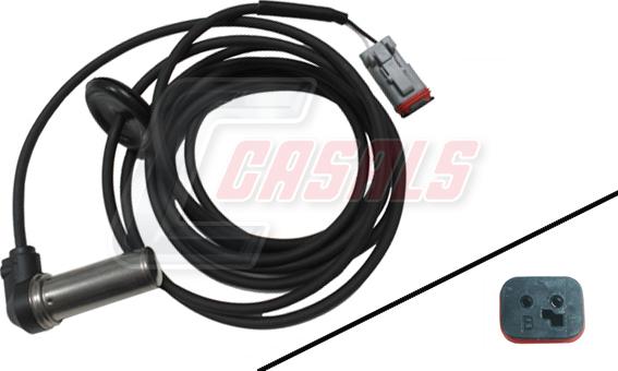 Casals 50371 - Датчик ABS, частота обертання колеса autocars.com.ua