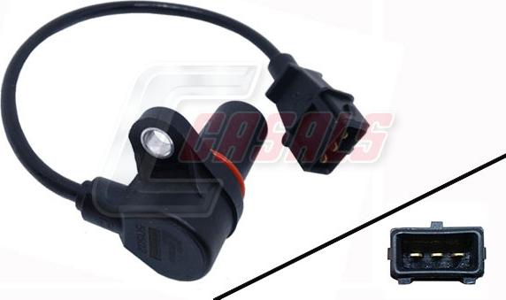 Casals 50502 - Датчик імпульсів, колінчастий вал autocars.com.ua