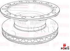 DT Spare Parts 10.14110 - Гальмівний диск autocars.com.ua