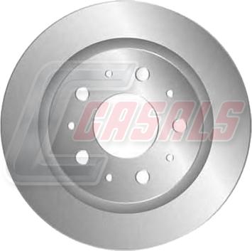 Casals 55580 - Гальмівний диск autocars.com.ua