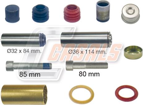 Casals MD661 - Ремкомплект, тормозной суппорт autodnr.net