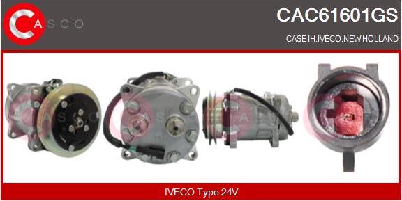 Casco CAC61601GS - Компресор, кондиціонер autocars.com.ua