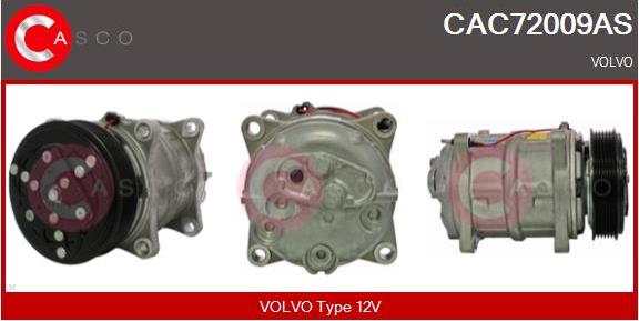 Casco CAC72009AS - Компрессор кондиционера avtokuzovplus.com.ua