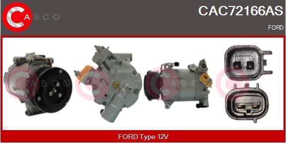 Casco CAC72166AS - Компрессор кондиционера autodnr.net