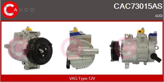 Casco CAC73015AS - Компресор, кондиціонер autocars.com.ua