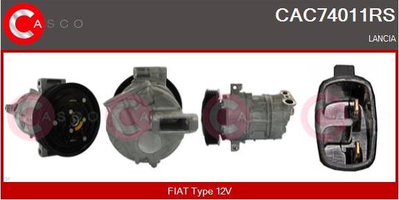 Casco CAC74011RS - Компрессор кондиционера autodnr.net