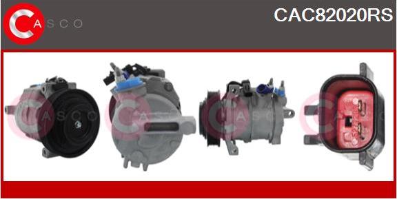 Casco CAC82020RS - Компресор, кондиціонер autocars.com.ua
