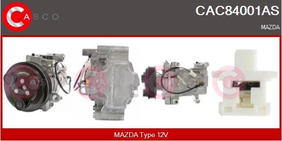 Casco CAC84001AS - Компресор, кондиціонер autocars.com.ua