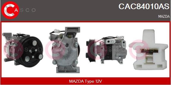 Casco CAC84010AS - Компресор, кондиціонер autocars.com.ua