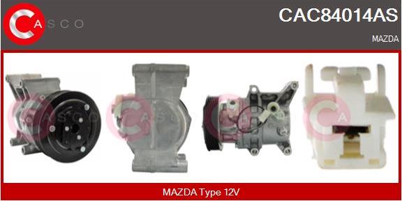 Casco CAC84014AS - Компресор, кондиціонер autocars.com.ua