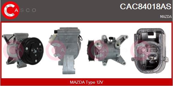 Casco CAC84018AS - Компресор, кондиціонер autocars.com.ua