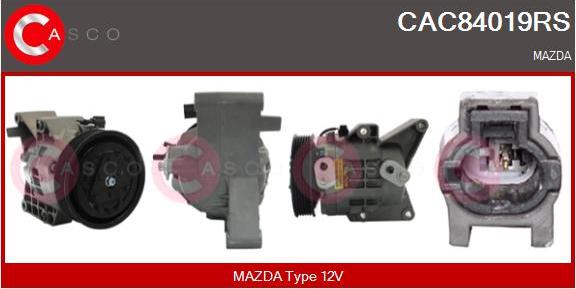 Casco CAC84019RS - Компресор, кондиціонер autocars.com.ua