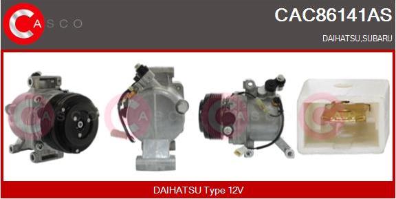 Casco CAC86141AS - Компресор, кондиціонер autocars.com.ua