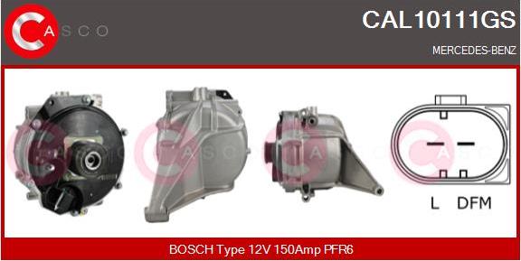 Casco CAL10111GS - Генератор autocars.com.ua