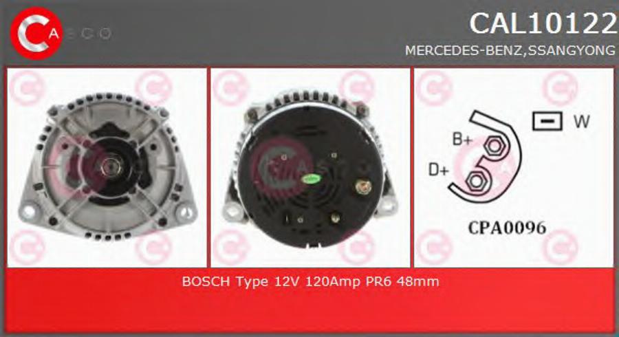 Casco CAL10122 - Генератор autodnr.net