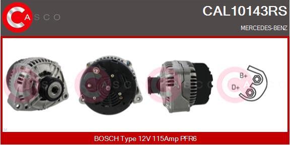 Casco CAL10143RS - Генератор avtokuzovplus.com.ua