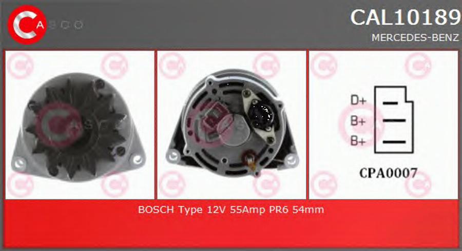 Casco CAL10189 - Генератор autodnr.net