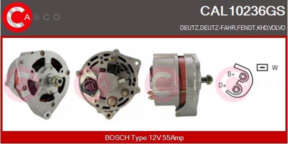 Casco CAL10236GS - Генератор avtokuzovplus.com.ua