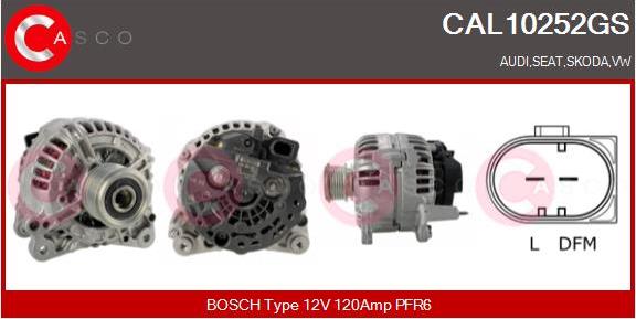 Casco CAL10252GS - Генератор avtokuzovplus.com.ua