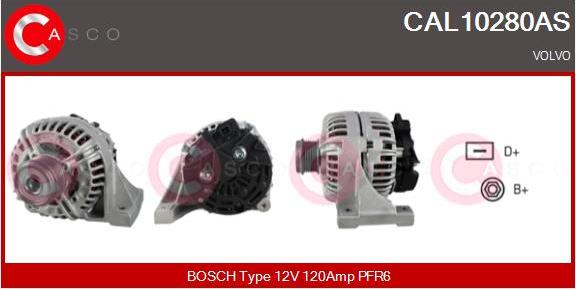 Casco CAL10280AS - Генератор avtokuzovplus.com.ua