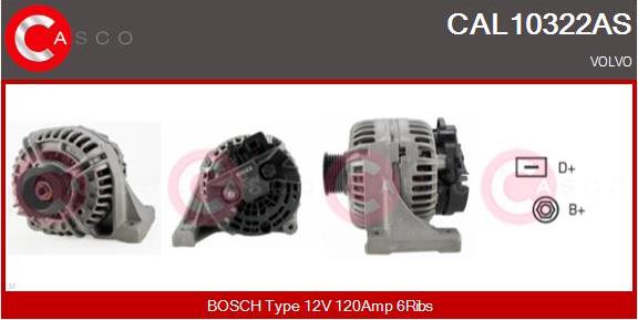 Casco CAL10322AS - Генератор avtokuzovplus.com.ua