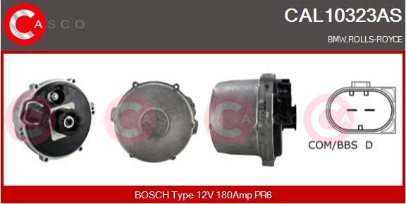 Casco CAL10323AS - Генератор autocars.com.ua