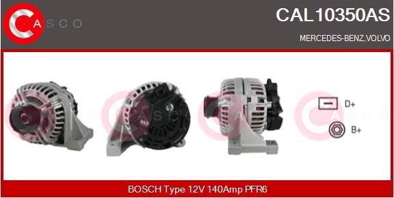 Casco CAL10350AS - Генератор autocars.com.ua