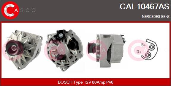 Casco CAL10467AS - Генератор avtokuzovplus.com.ua