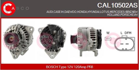 Casco CAL10502AS - Генератор avtokuzovplus.com.ua