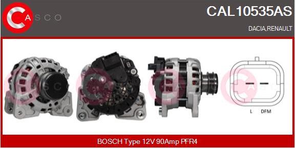 Casco CAL10535AS - Генератор autocars.com.ua