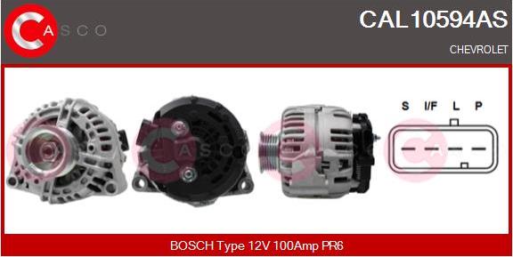 Casco CAL10594AS - Генератор autocars.com.ua