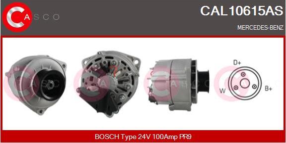 Casco CAL10615AS - Генератор autocars.com.ua