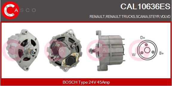 Casco CAL10636ES - Генератор avtokuzovplus.com.ua