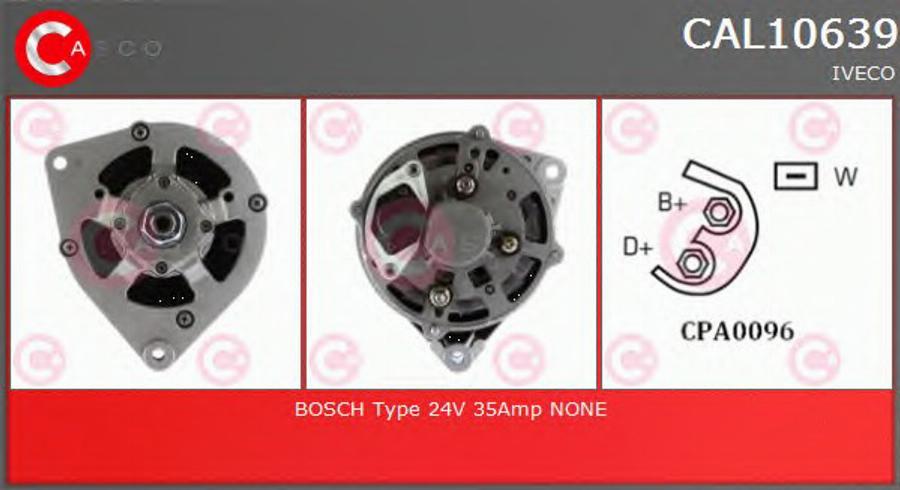 Casco CAL10639 - Генератор avtokuzovplus.com.ua