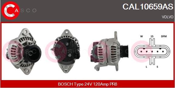 Casco CAL10659AS - Генератор avtokuzovplus.com.ua