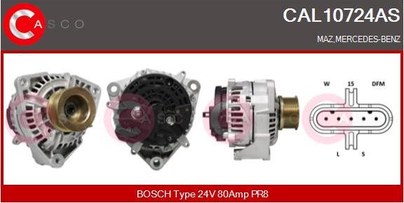 Casco CAL10724AS - Генератор autocars.com.ua