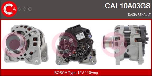 Casco CAL10A03GS - Генератор autodnr.net