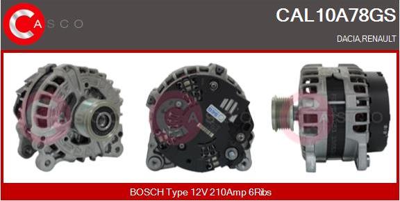 Casco CAL10A78GS - Генератор autodnr.net