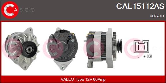 Casco CAL15112AS - Генератор autocars.com.ua