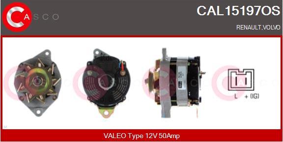 Casco CAL15197OS - Генератор autocars.com.ua