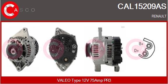 Casco CAL15209AS - Генератор autodnr.net