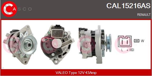 Casco CAL15216AS - Генератор autodnr.net