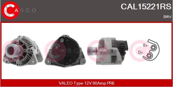 Casco CAL15221RS - Генератор autocars.com.ua