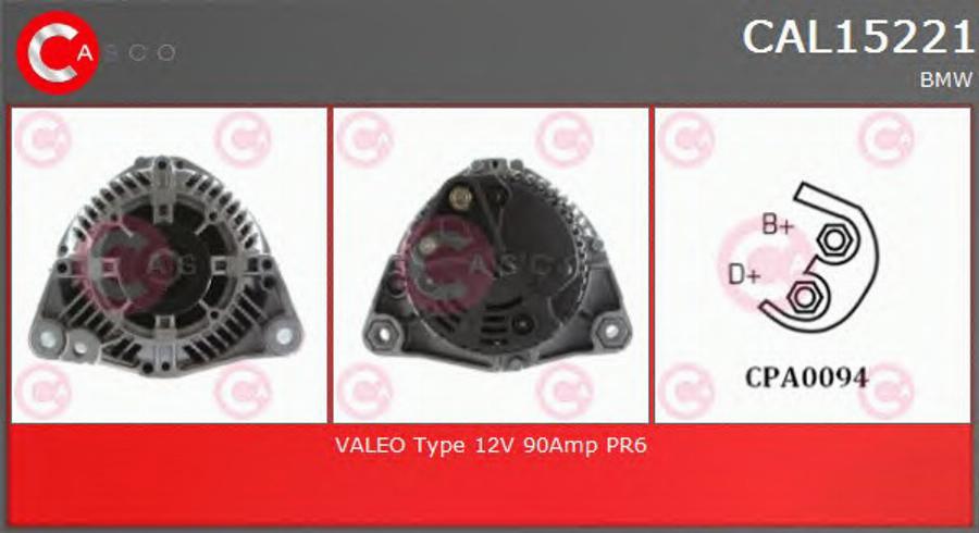 Casco CAL15221 - Генератор autodnr.net