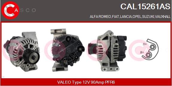 Casco CAL15261AS - Генератор autodnr.net