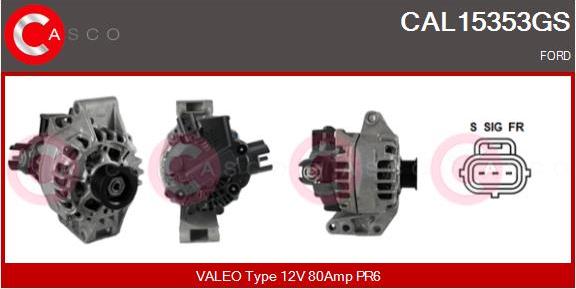 Casco CAL15353GS - Генератор avtokuzovplus.com.ua