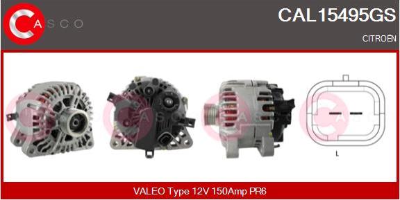 Casco CAL15495GS - Генератор autocars.com.ua