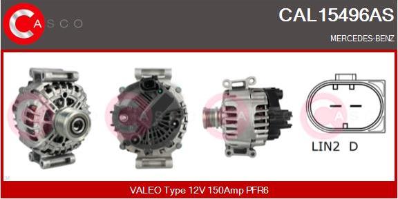 Casco CAL15496AS - Генератор autodnr.net